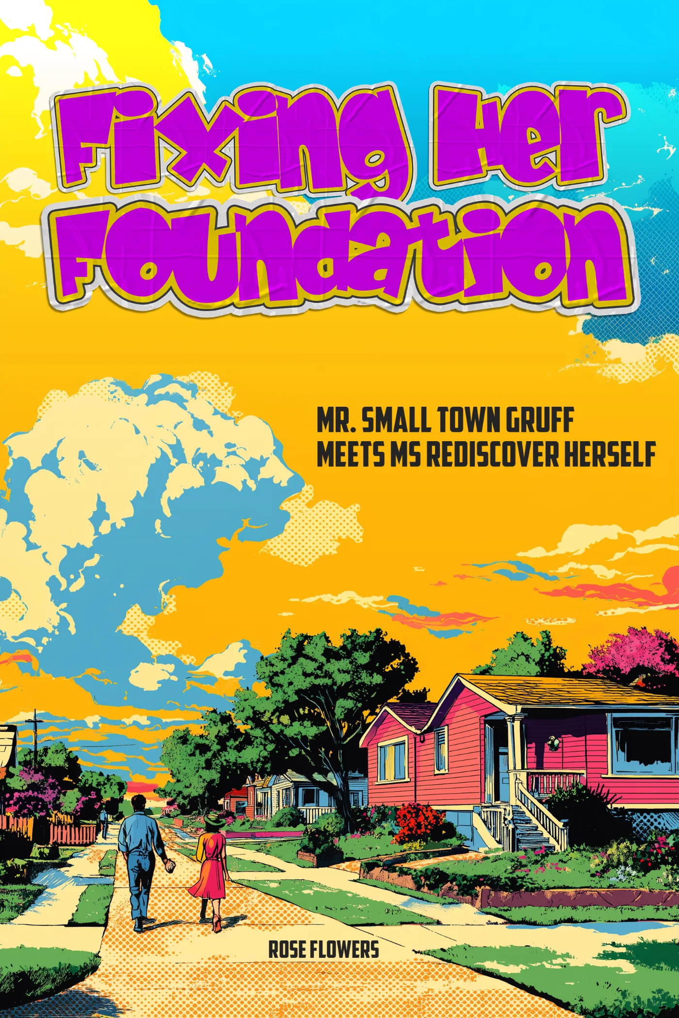 Book cover design sample for a self-published author