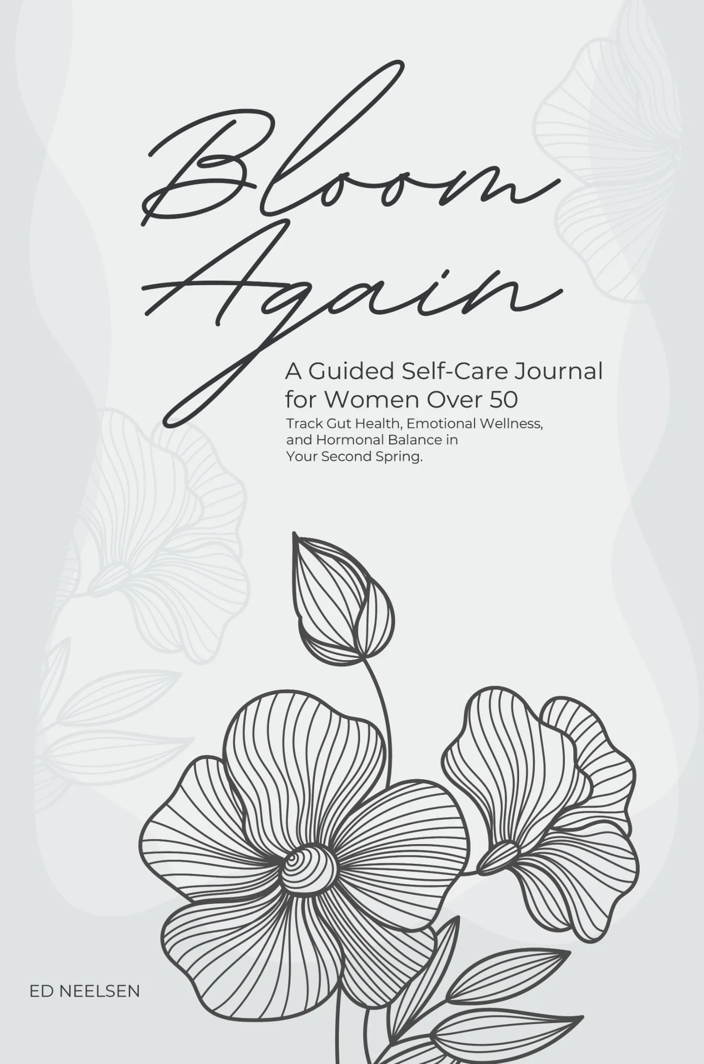 Book cover design sample for a self-published author