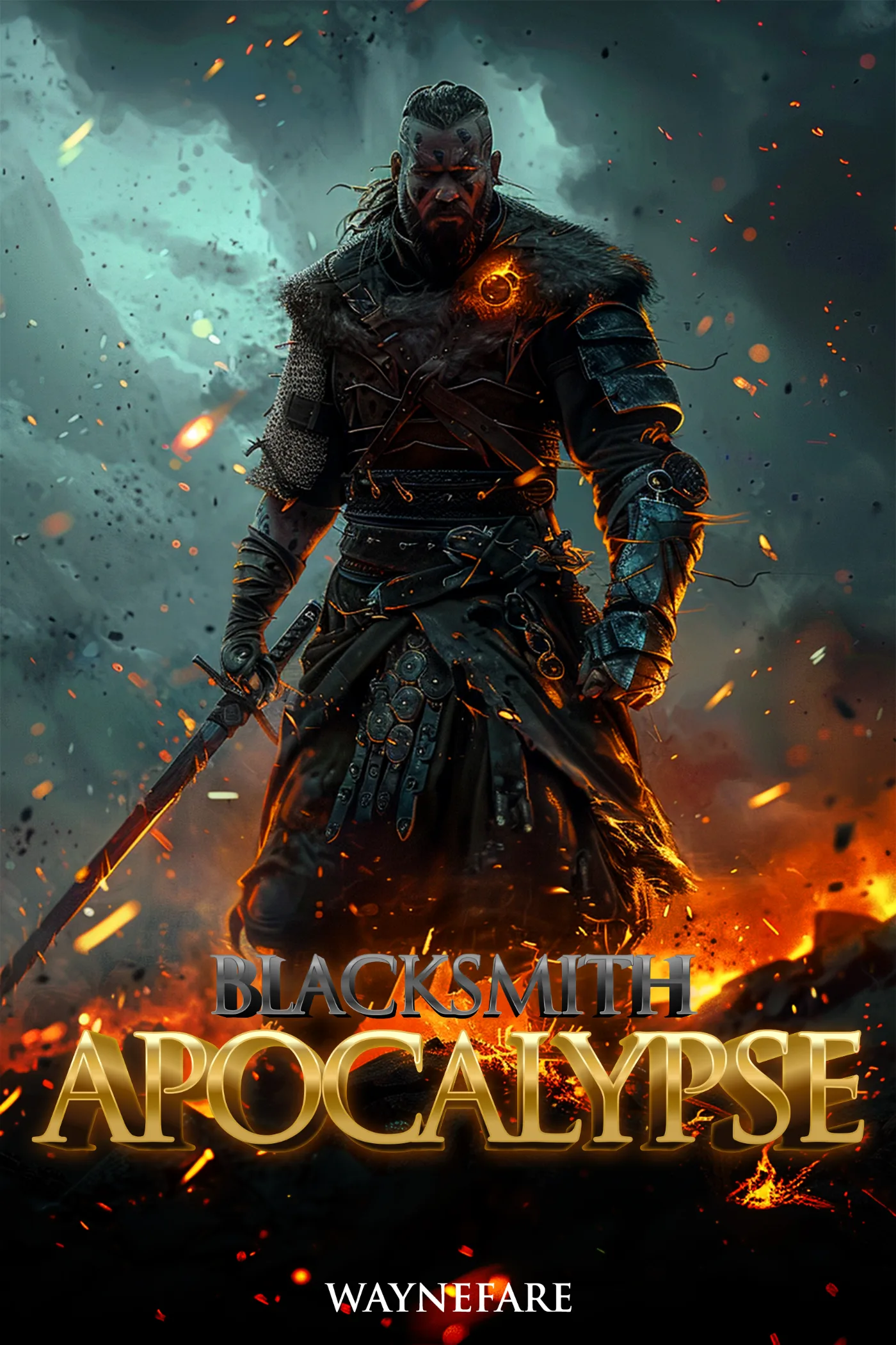 Book cover design sample for a self-published author
